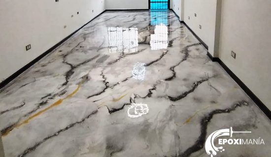 Marmoleado blanco vetas